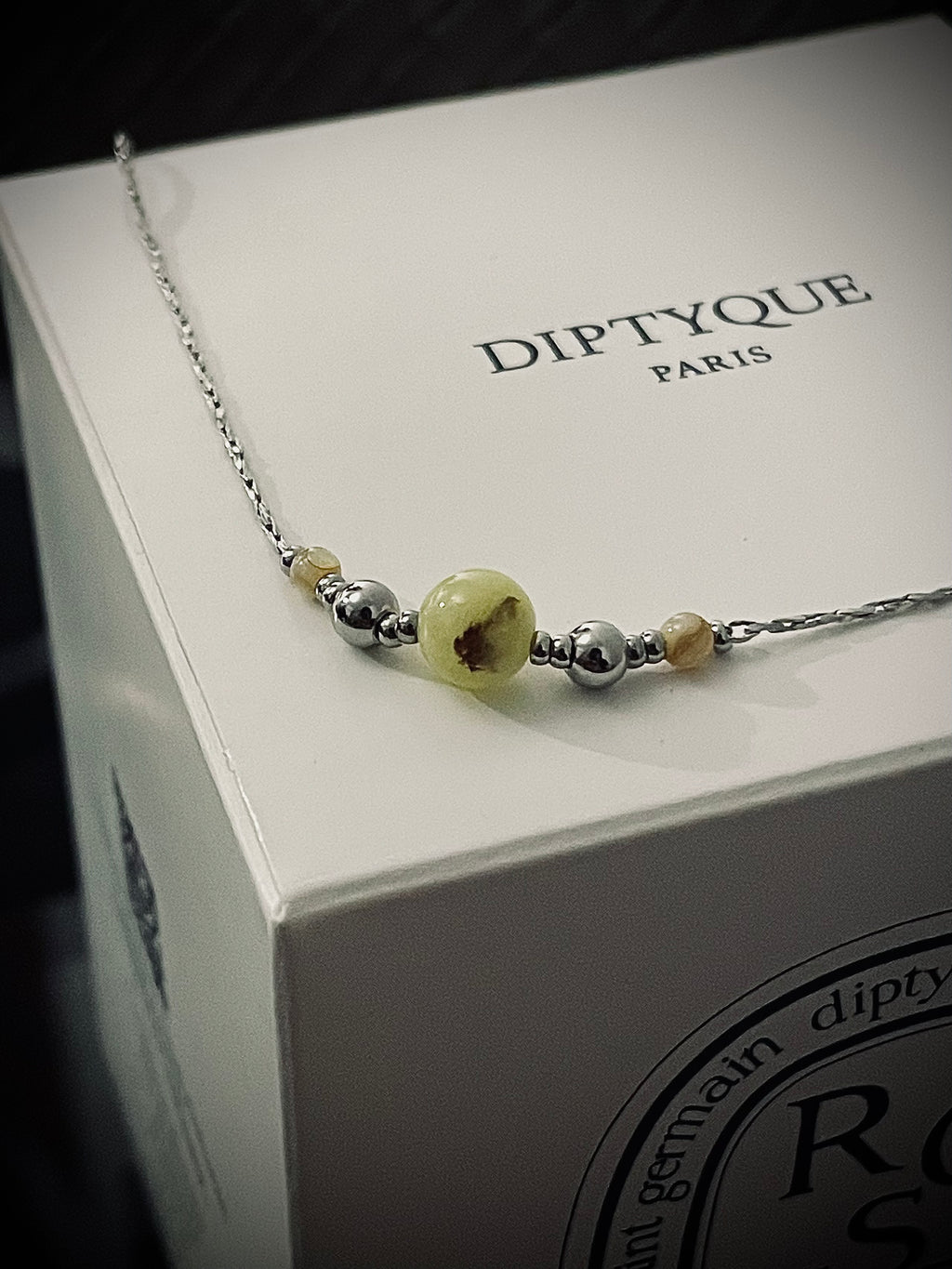 Pale Cipher Necklace