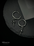 Dark Fleur Drop Earring (a pair)
