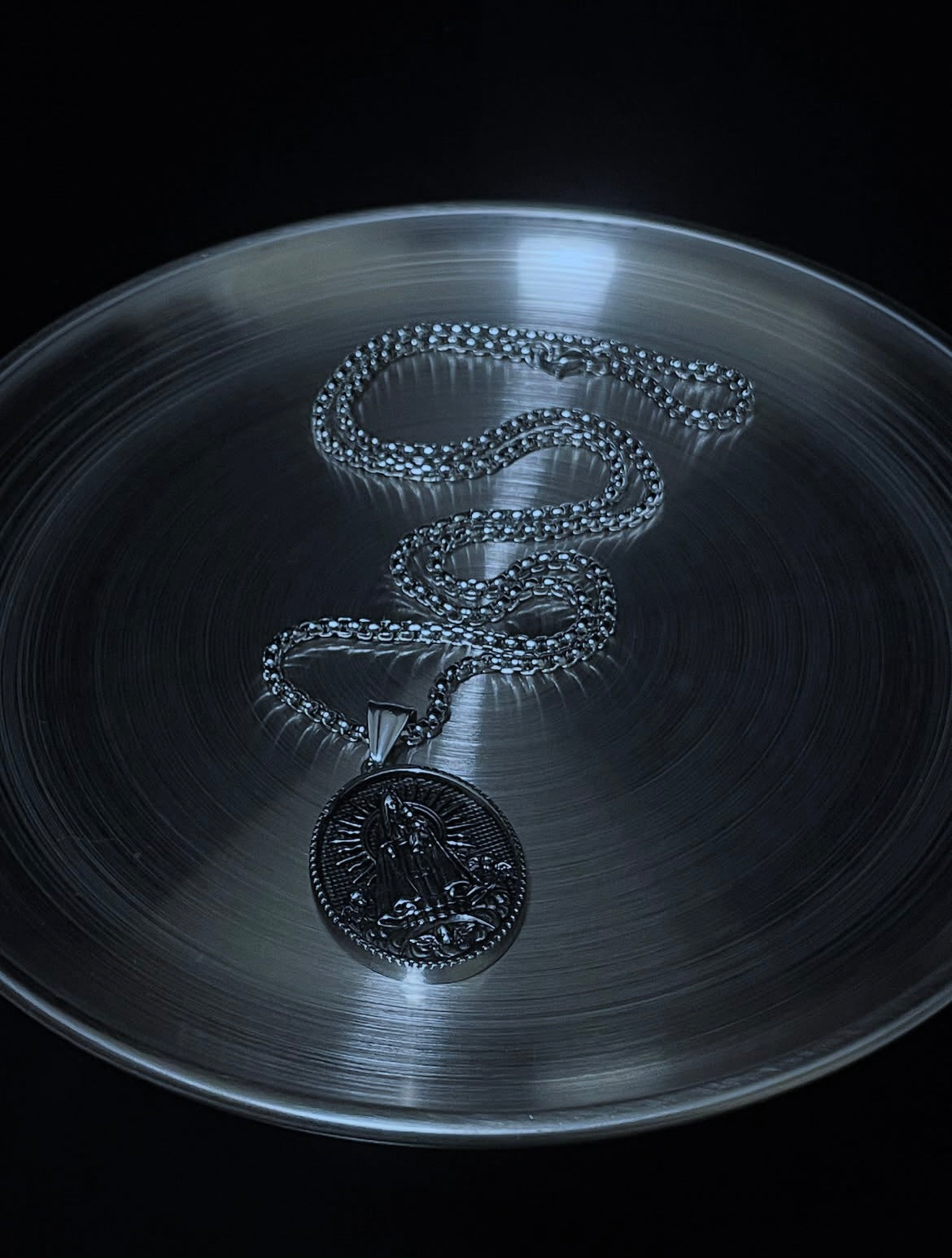 Virgin Mary Pendant Necklace