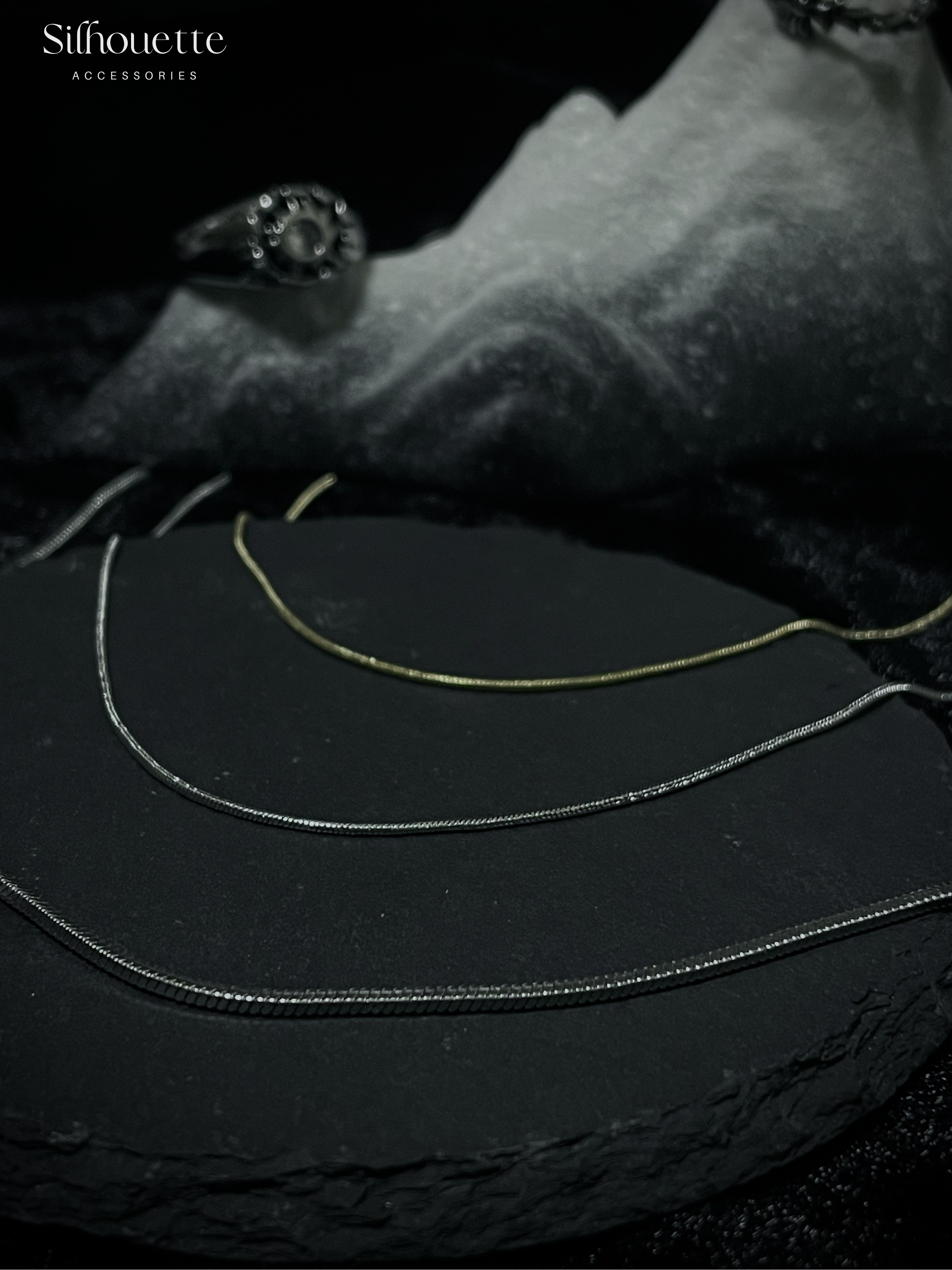 Snake Chain Long Necklace